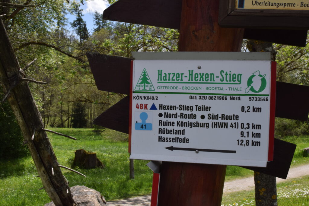 Harzer Wandernadel - Schild