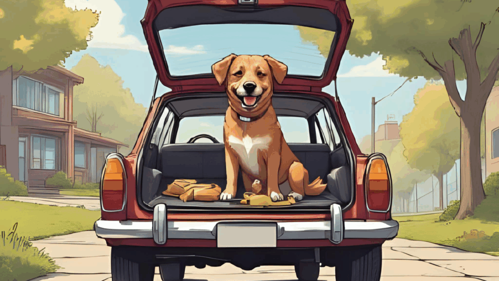 Hund möchte in den Urlaub mit Kind und Hund