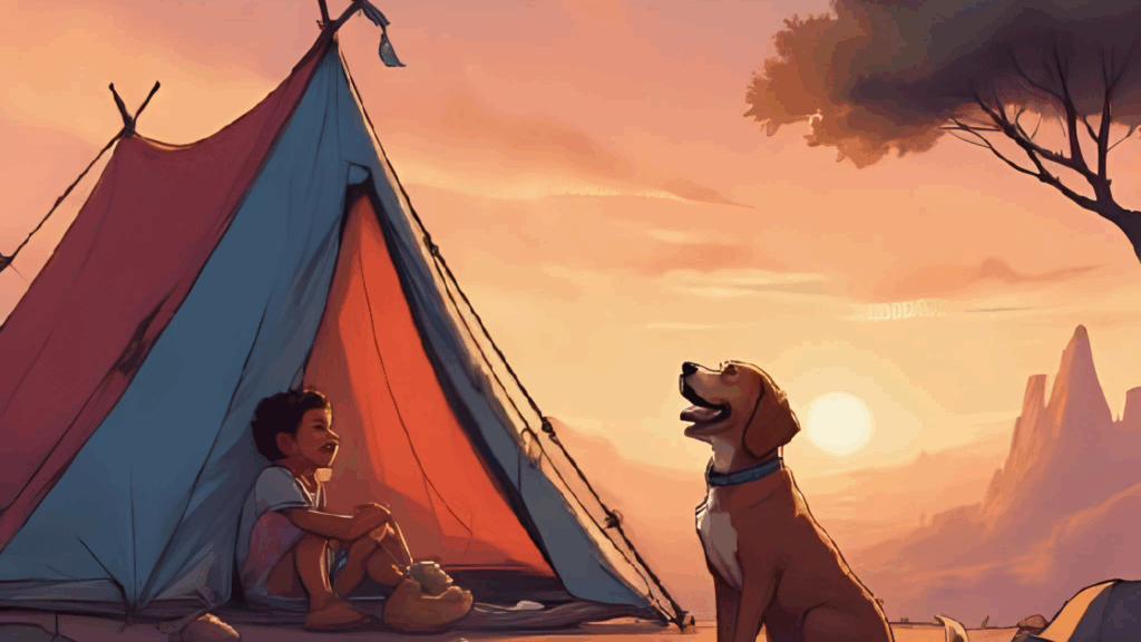 Zelten mit Kind und Hund