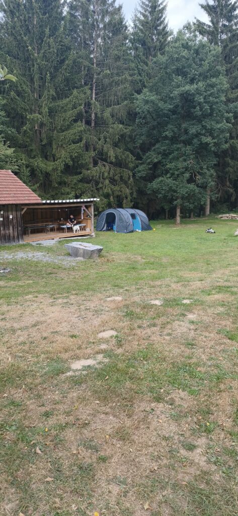 Camping Perlbach mit Kind und Hund